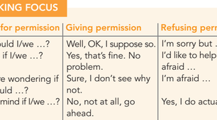 7.8 Speaking: Asking for permission • polite requests