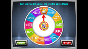 Vocabulary Wheel | Презентація - гра | 12 різних тем