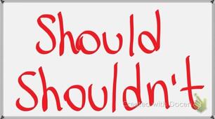  Should/shouldn't