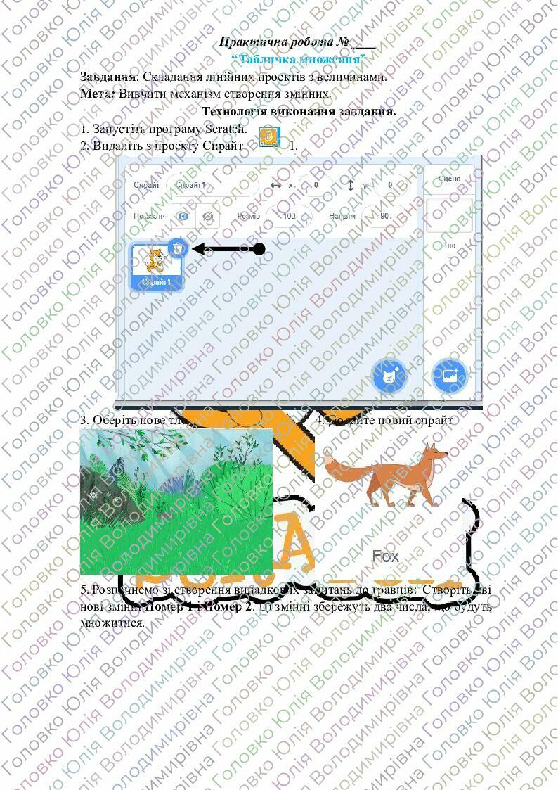 Практичні роботи Scratch 3 для 7 класу_змінні | Інші методичні ...
