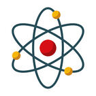Значок Атома На Прозрачном Фоне — стоковая векторная графика и другие изображения на тему Атом - Атом, Иконка, Молекула - iStock