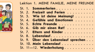 контрольна робота в 9 (5) класі за темою "Meine Familie, meine Freunde und ich"