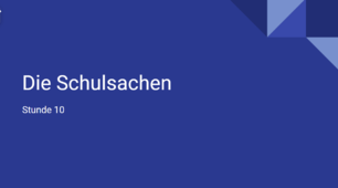 презентація для 7(3) класу урок 10 за темою "Die Schulsachen "