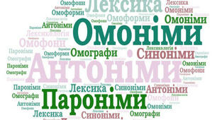 Пароніми.