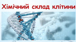 Хімічний склад клітини, с.р.