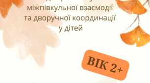 ТРЕНАЖЕР ДЛЯ МАЛЕЧІ НА РОЗВИТОК МІЖПІВКУЛЬНОЇ ВЗАЄМОДІЇ ТА ДВОРУЧНОЇ КООРДИНАЦІЇ