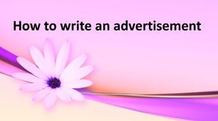 Презентація "How to write an advertisement"