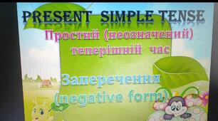 Презентація "Present simple negative"