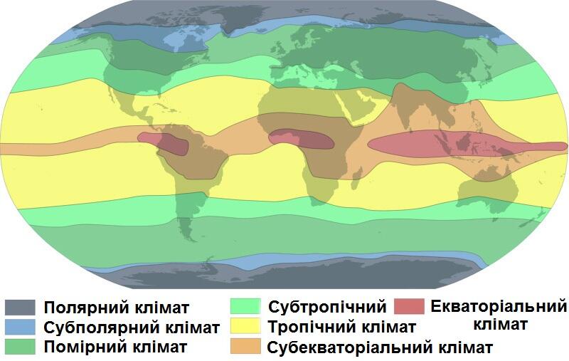 Кліматичний пояс — Вікіпедія
