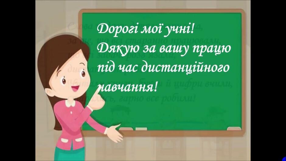 Подяка моїм учням за плідну роботу під час дистанційного навчання - YouTube