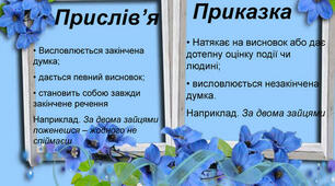 Загадки. Прислів"я. Приказки