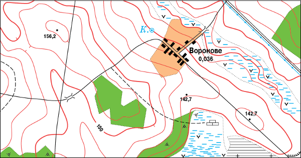 Топографічна карта | Тест з географії – «На Урок»