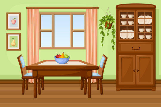 Dining Room Cartoon Images – Browse 5,066 Stock Photos, Vectors, and Video | Adobe Stock